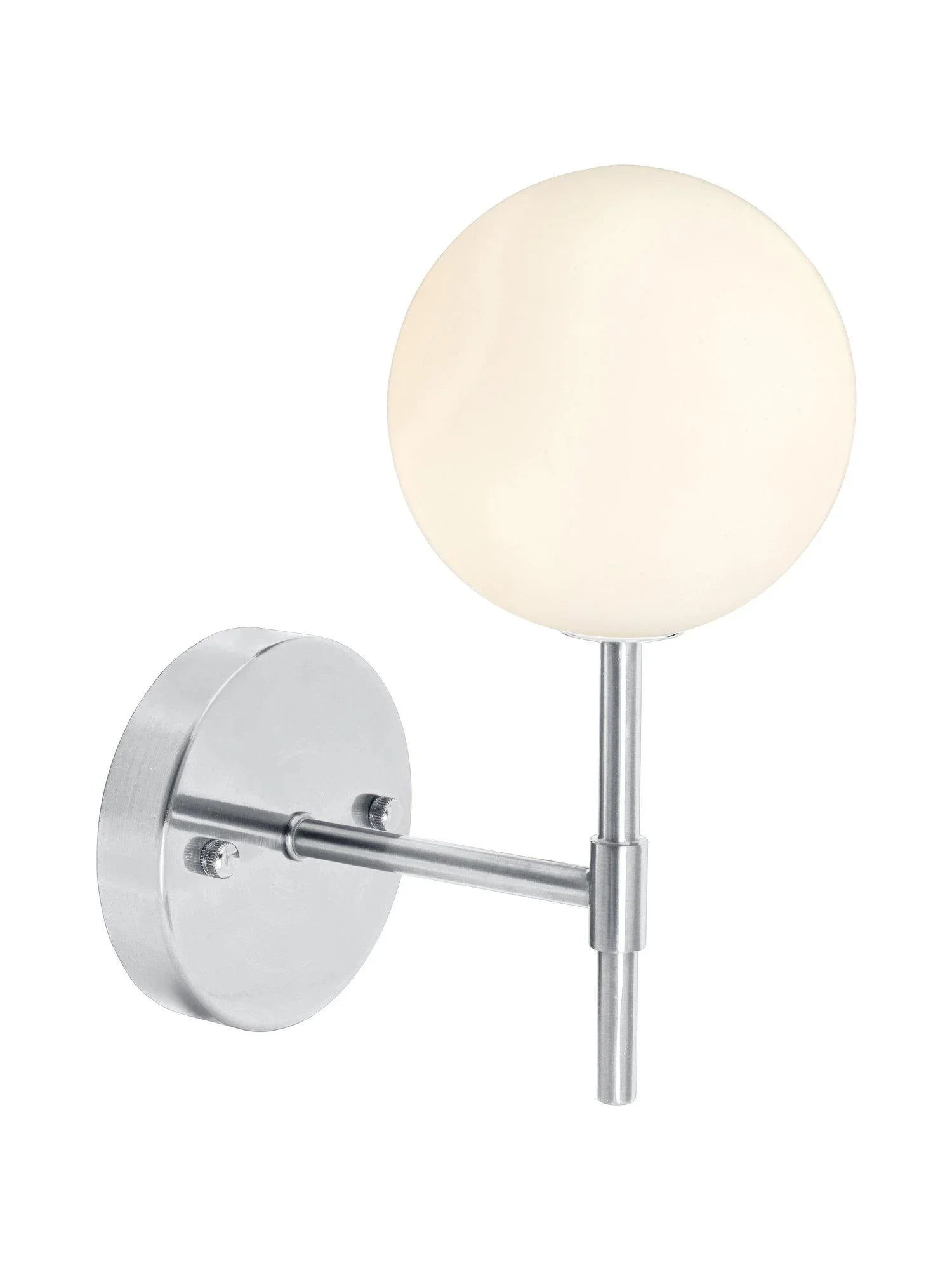 Sigma S vägglampa - Krom Opal, 25cm - PR Home - Ljusvaruhuset