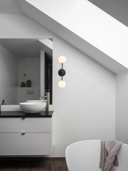 Sigma D vägglampa - Svart Opal, 49cm - PR Home - Ljusvaruhuset