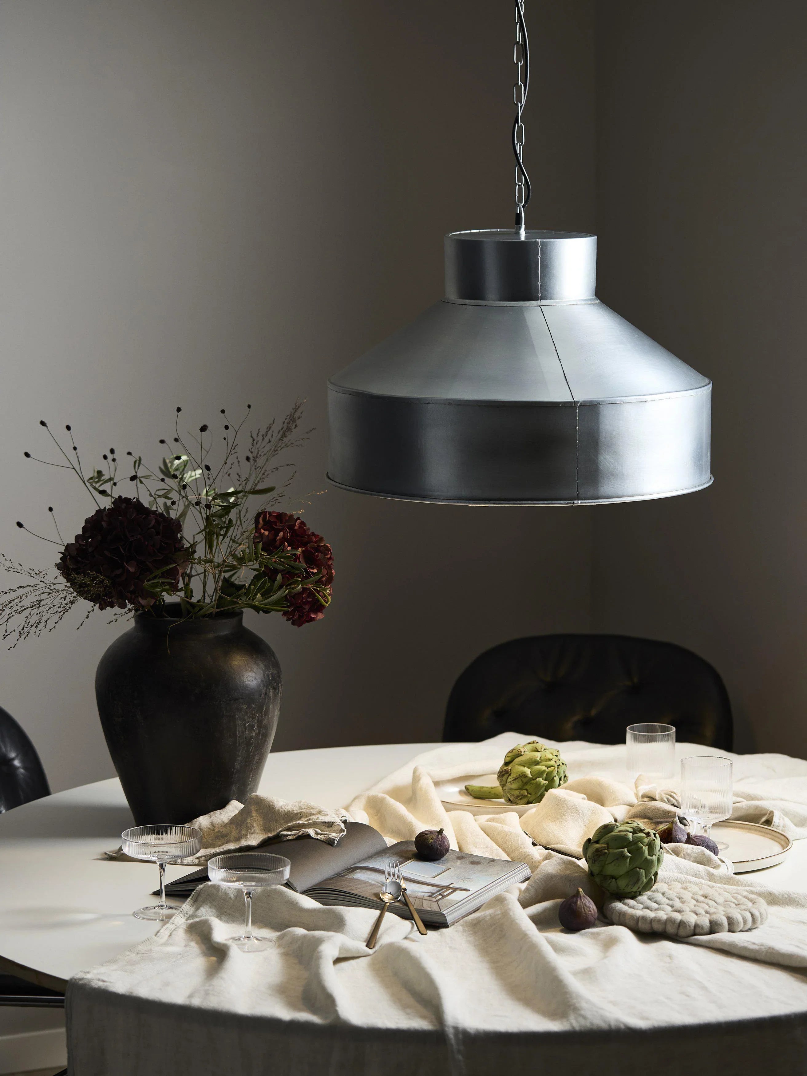 Hammersmith Taklampa - Antik Silver 55cm - PR Home - Ljusvaruhuset