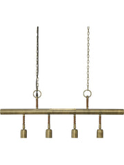 Nora taklampa 4-l - Antikmässing 82,5cm - PR Home - Ljusvaruhuset