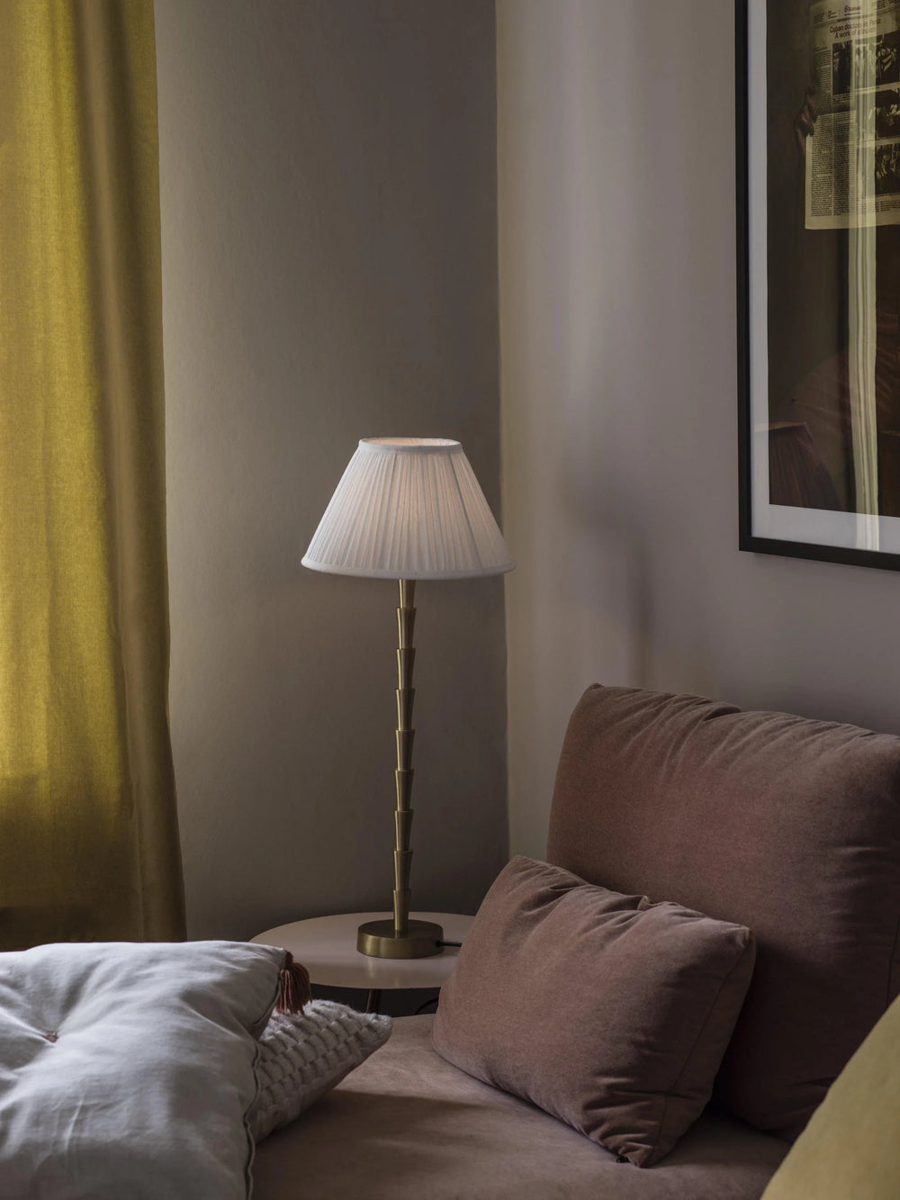 Chloe lampfot - Guld 61cm - PR Home - Ljusvaruhuset