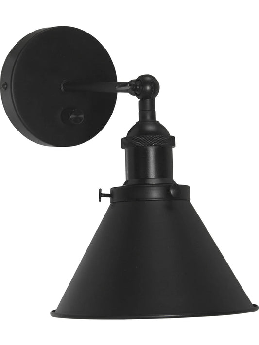 Anton vägglampa - Svart 18cm, dimbar - PR Home - Ljusvaruhuset