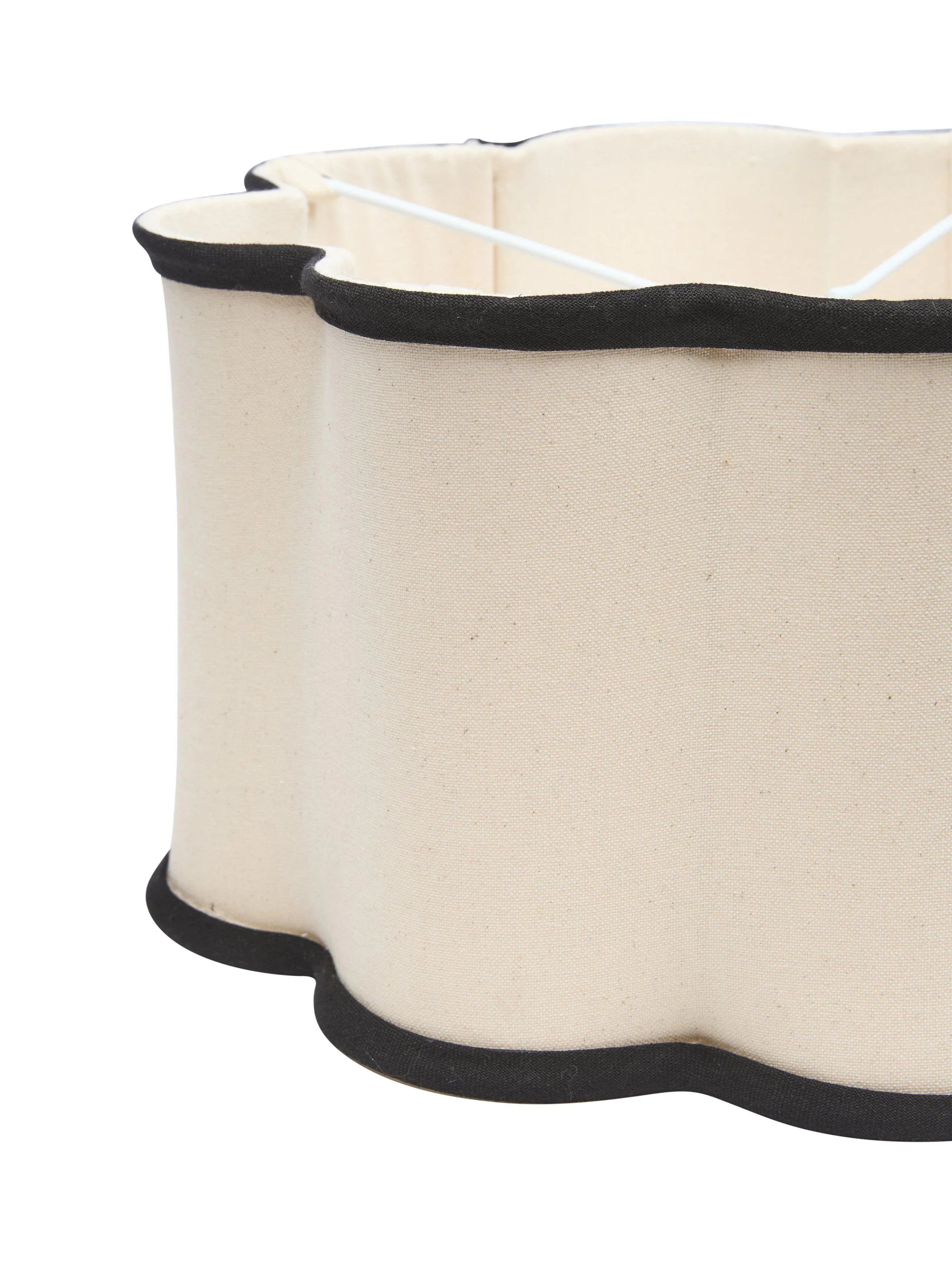 Judy lampskärm - Natur/svart 35cm - PR Home - Ljusvaruhuset