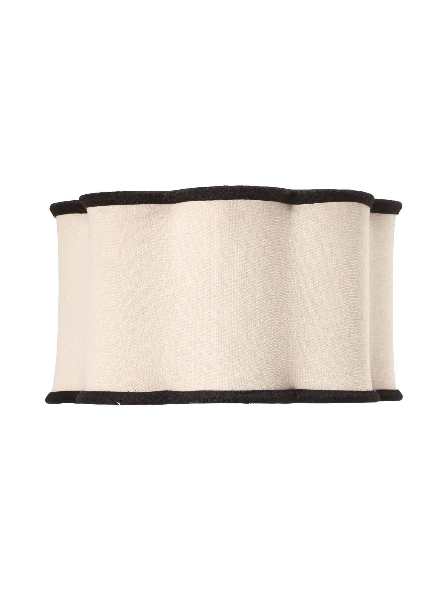 Judy lampskärm - Natur/svart 35cm - PR Home - Ljusvaruhuset