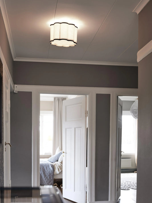 Judy plafond - Natur/svart 35cm - PR Home - Ljusvaruhuset