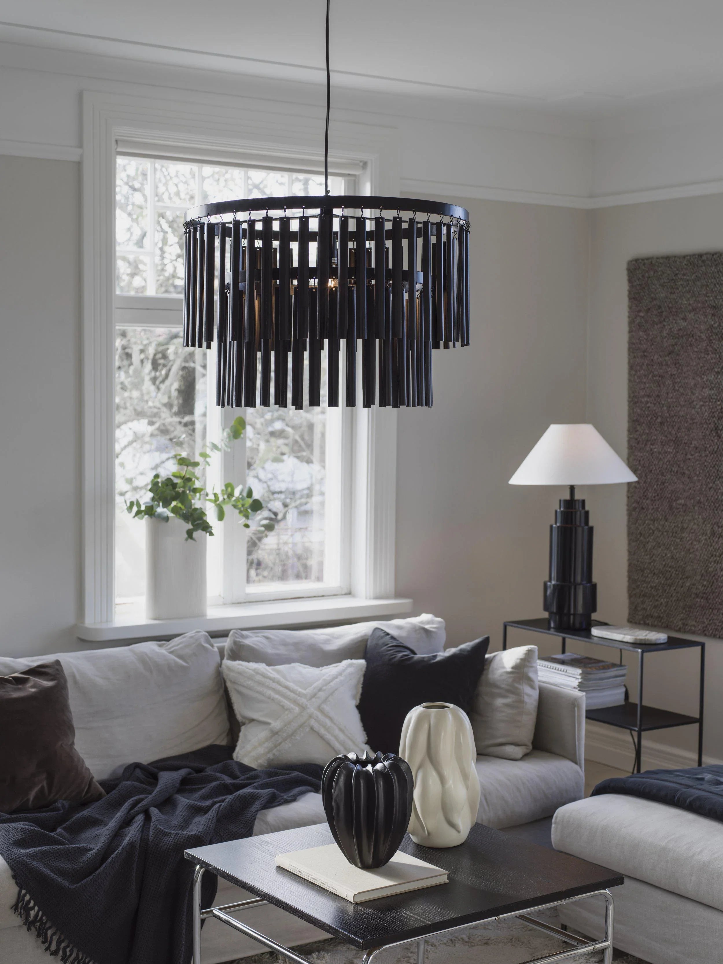 Marlow Takkrona - Svart 60cm - PR Home - Ljusvaruhuset