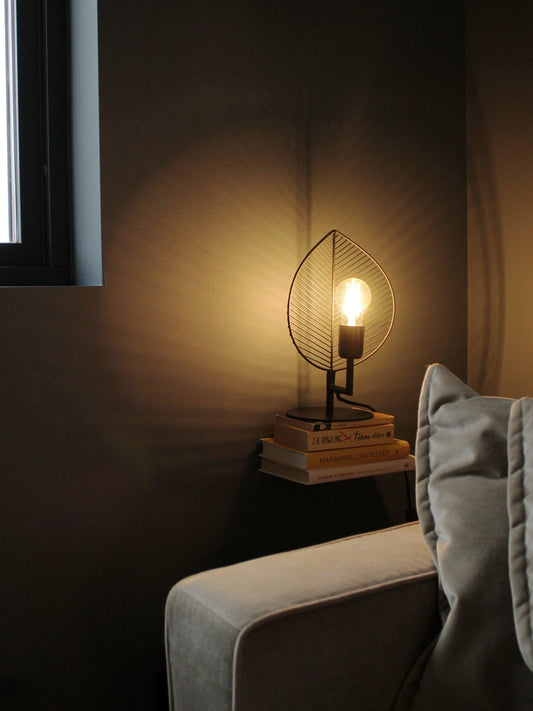 Elm bordslampa S - Svart 32,5cm - PR Home - Ljusvaruhuset