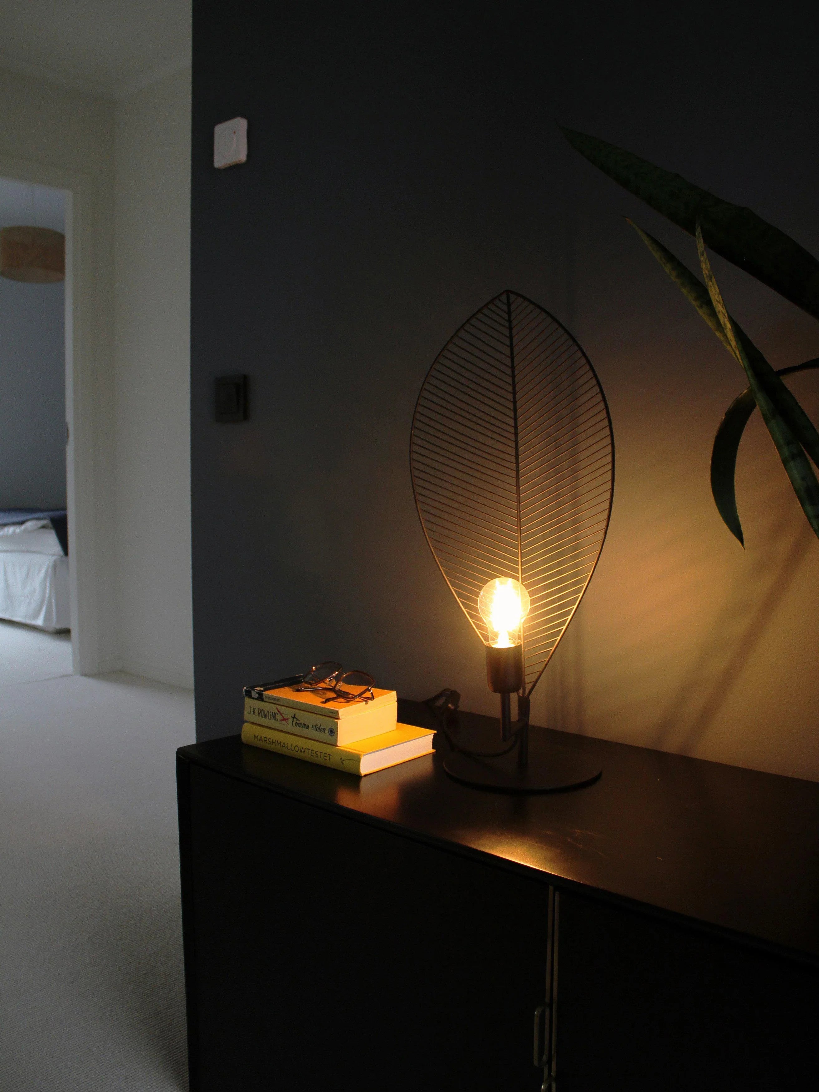 Elm bordslampa L - Svart 58cm - PR Home - Ljusvaruhuset