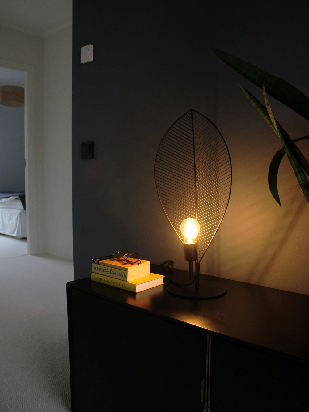 Elm bordslampa L - Svart 58cm - PR Home - Ljusvaruhuset