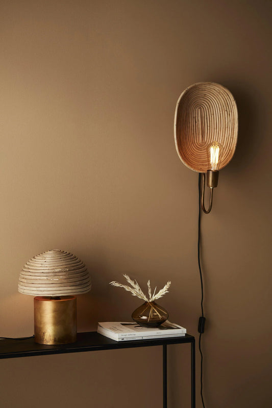 Bess bordslampa - Natur 32cm - PR Home - Ljusvaruhuset