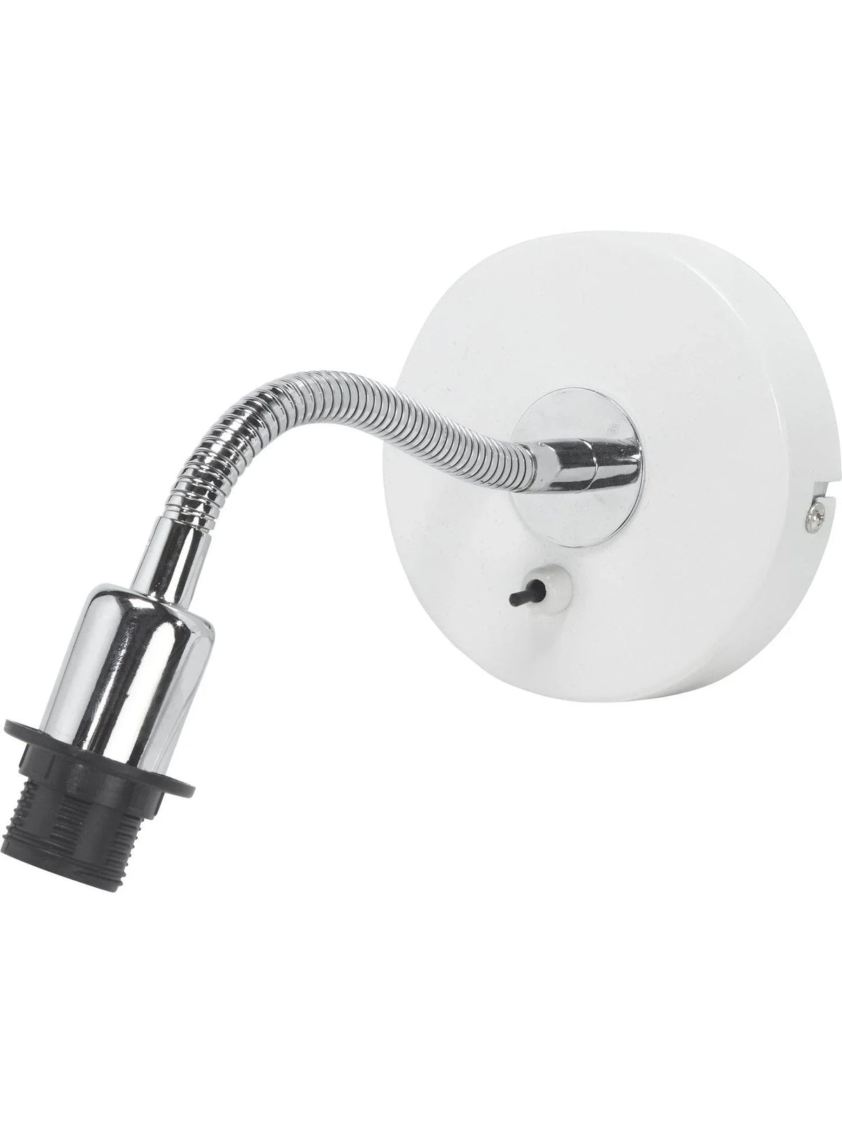 Cia vägglampa E14 - Vit/Krom 27cm - PR Home - Ljusvaruhuset