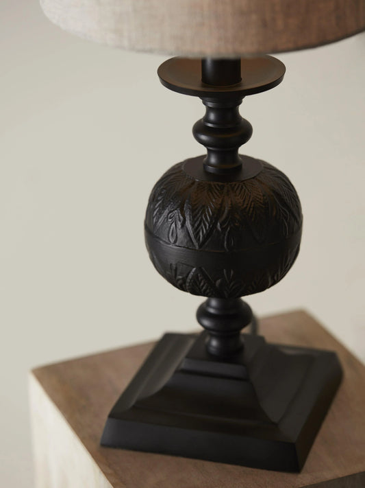 Flory lampfot - Svart 33cm - PR Home - Ljusvaruhuset