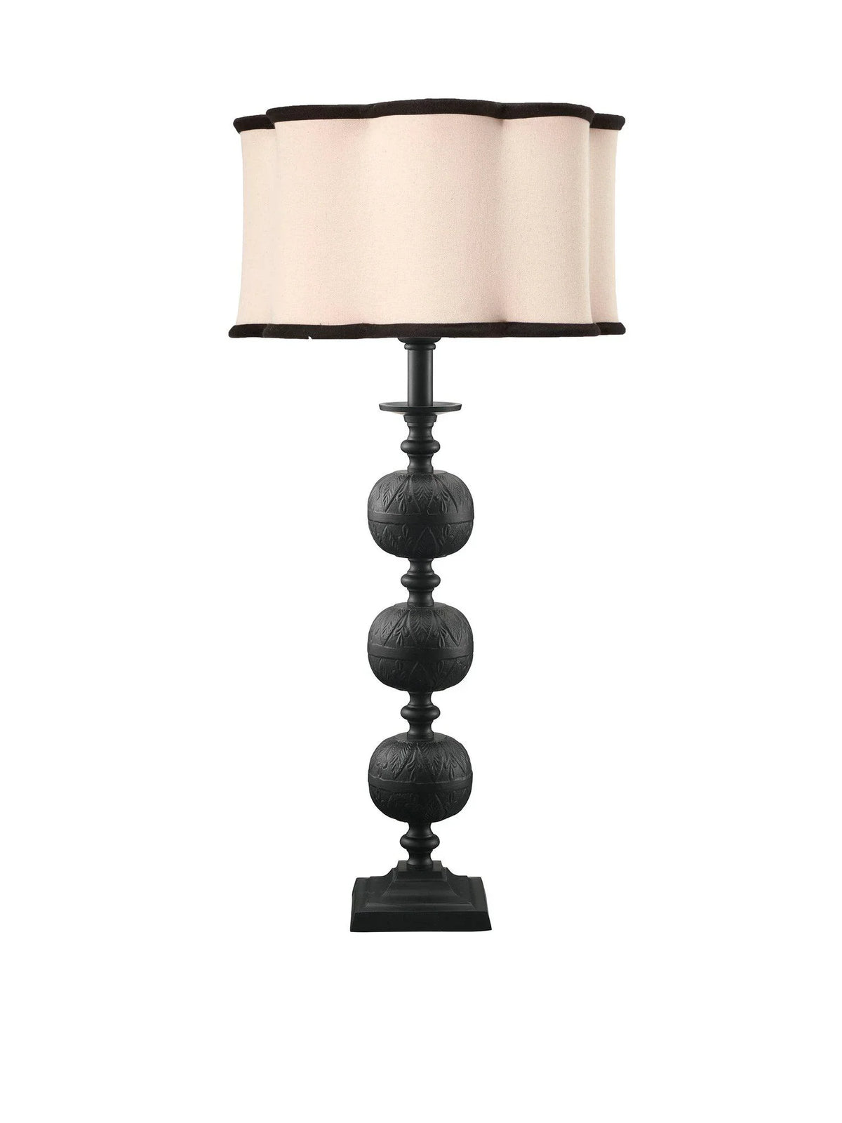 Flory bordslampa - Natur/svart 70cm - PR Home - Ljusvaruhuset