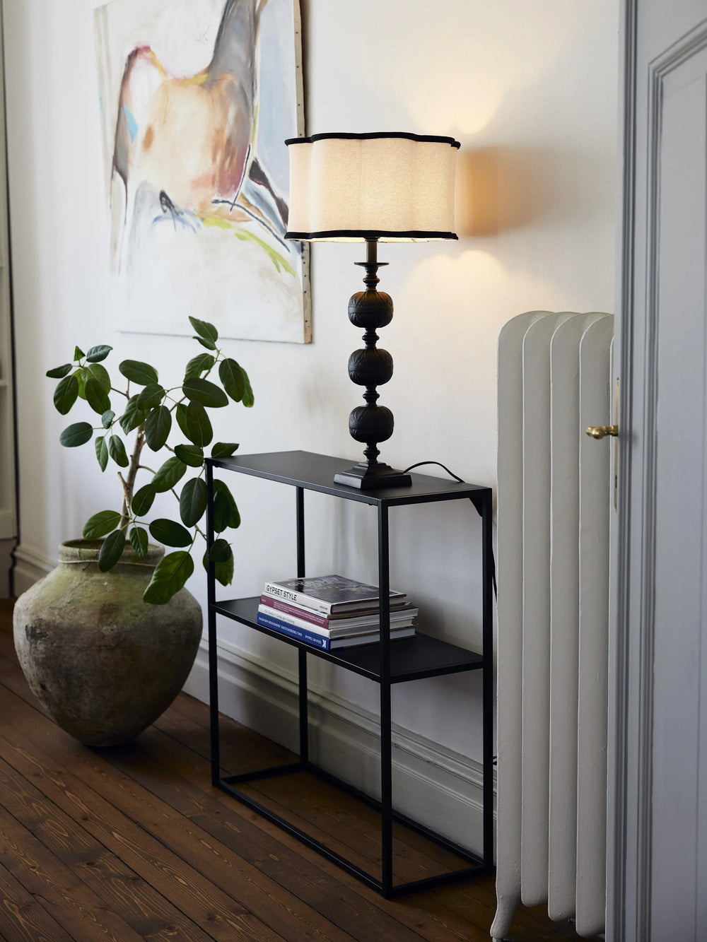 Flory bordslampa - Natur/svart 70cm - PR Home - Ljusvaruhuset