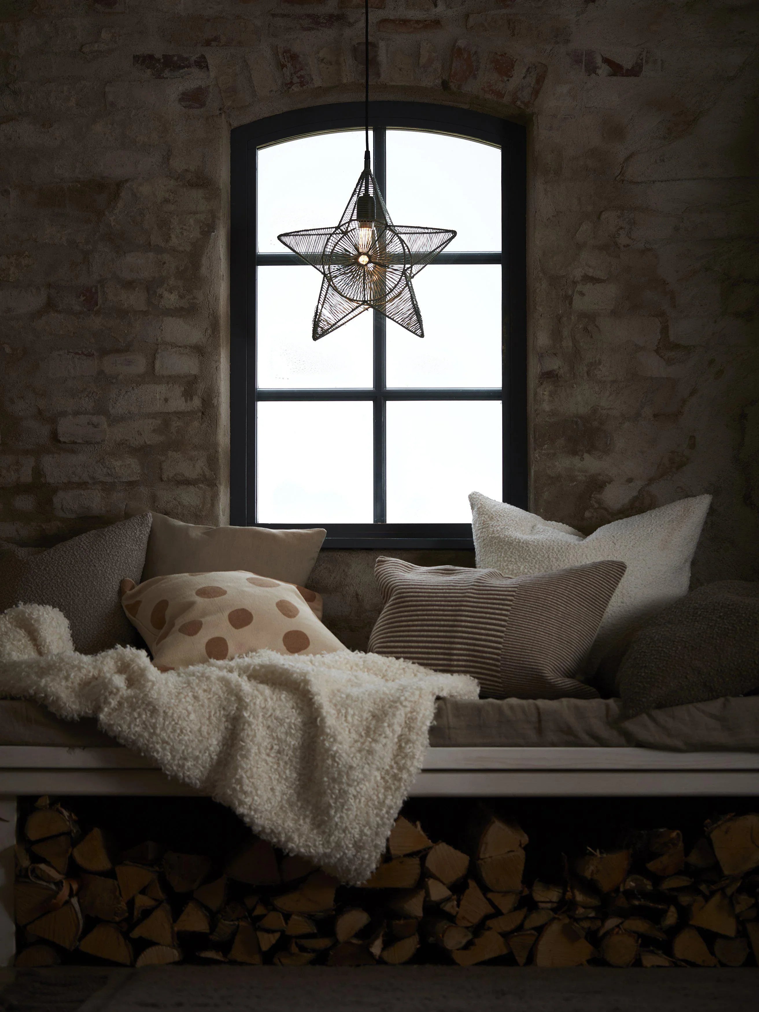 Regina Star - Beige 40cm - PR Home - Ljusvaruhuset