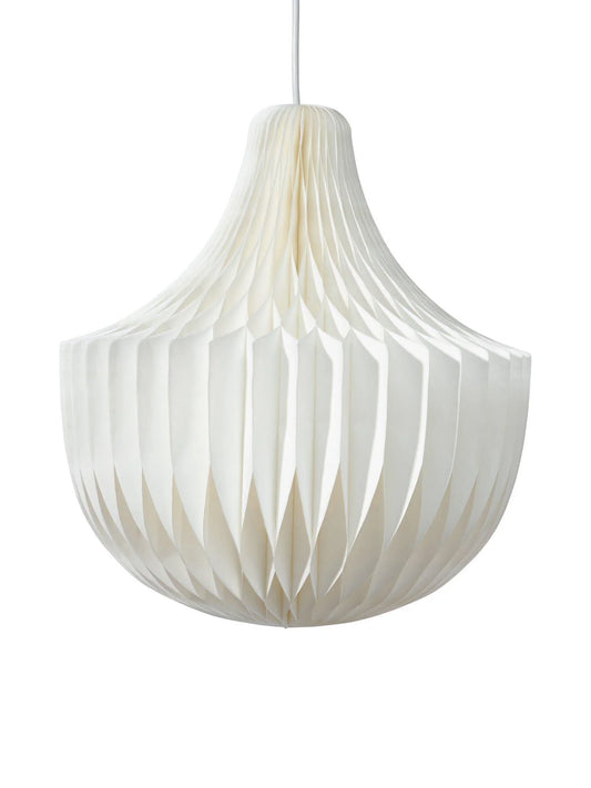 Vicky takskärm - Vit papper 40cm - PR Home - Ljusvaruhuset