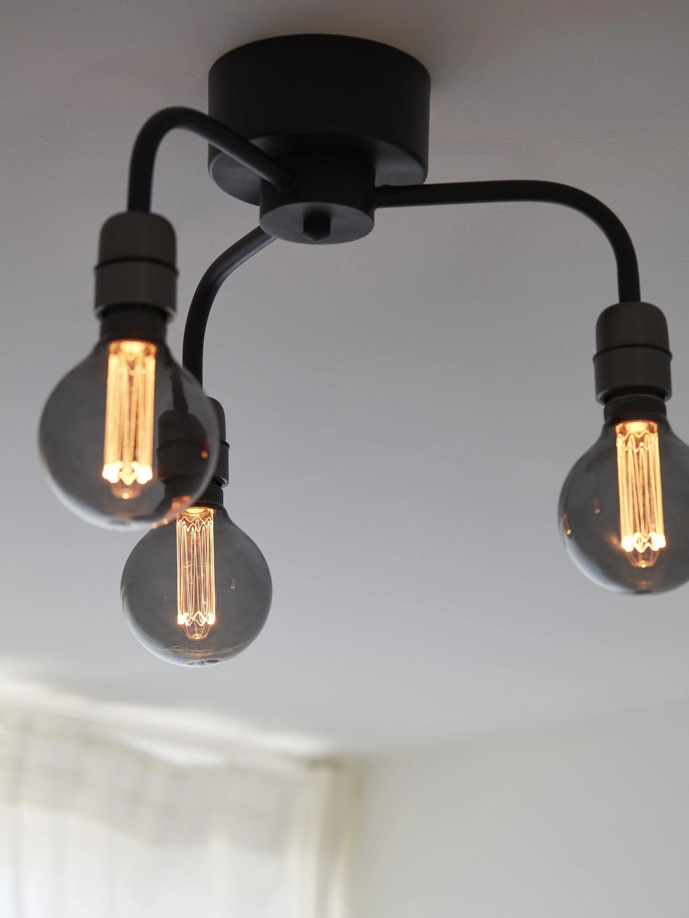 Loft plafond - Svart 37cm - PR Home - Ljusvaruhuset