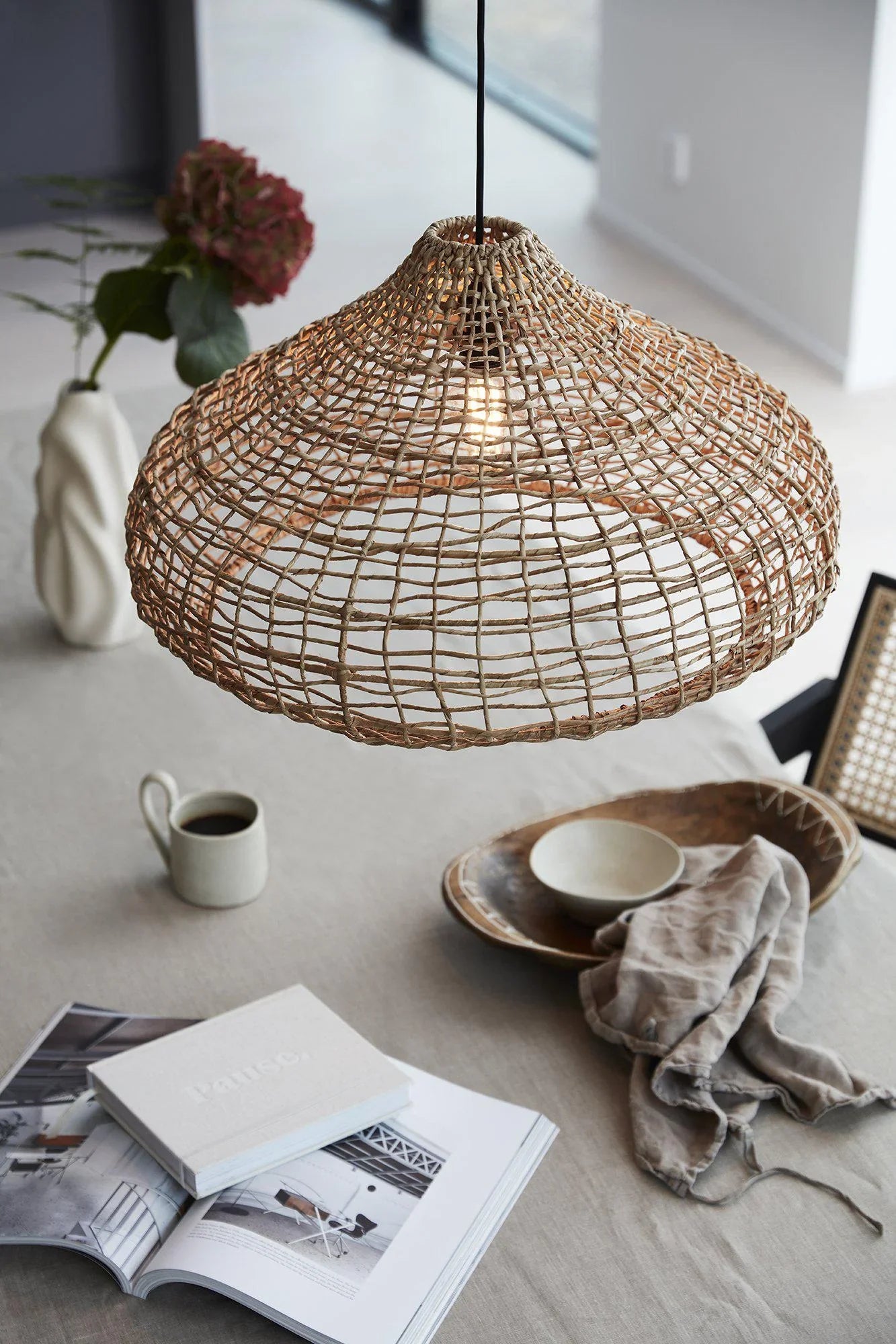 Mira Taklampa - Natur 58cm - PR Home - Ljusvaruhuset