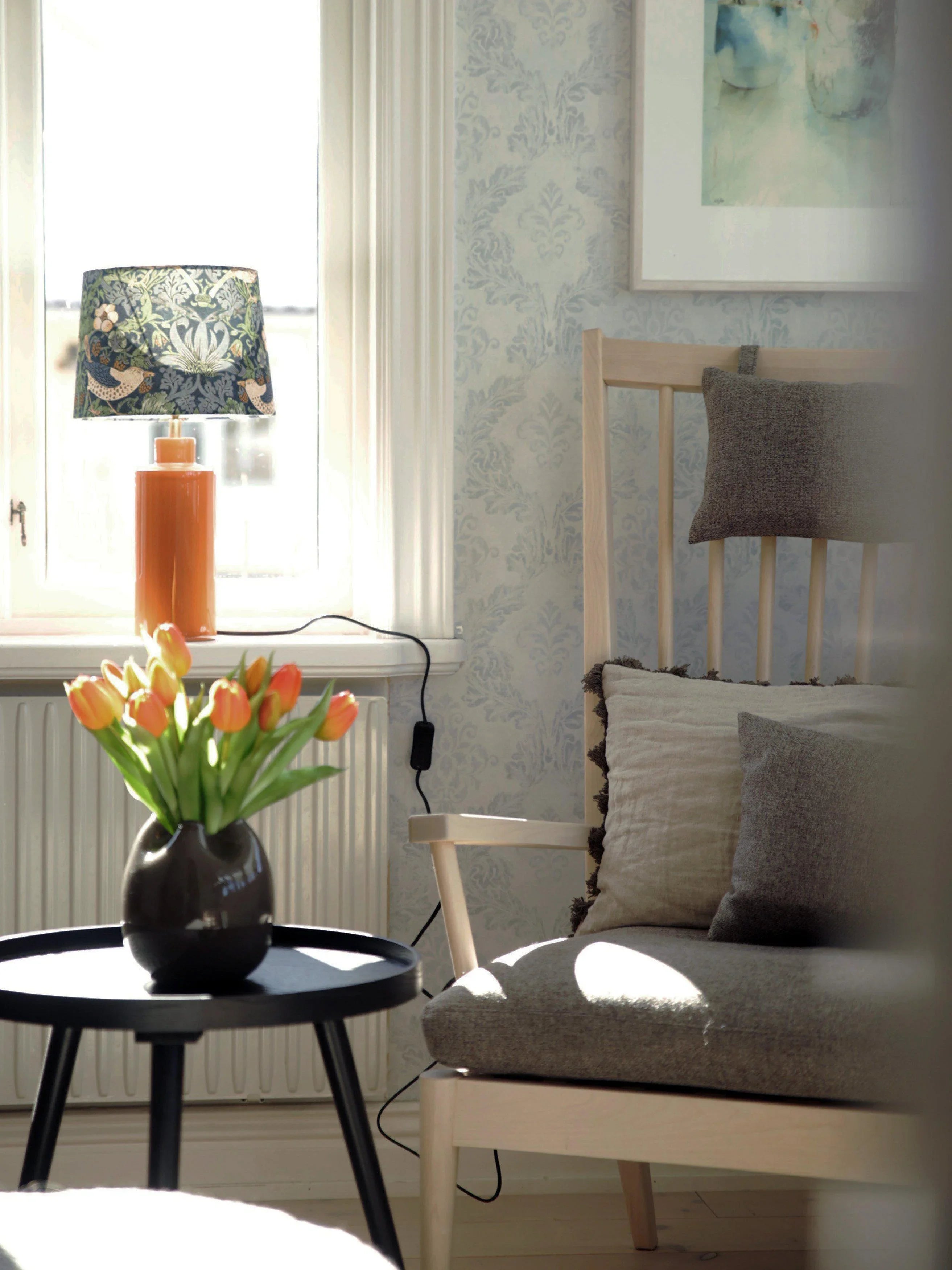 Solo Bordslampa - Blank orange 48cm - PR Home - Ljusvaruhuset