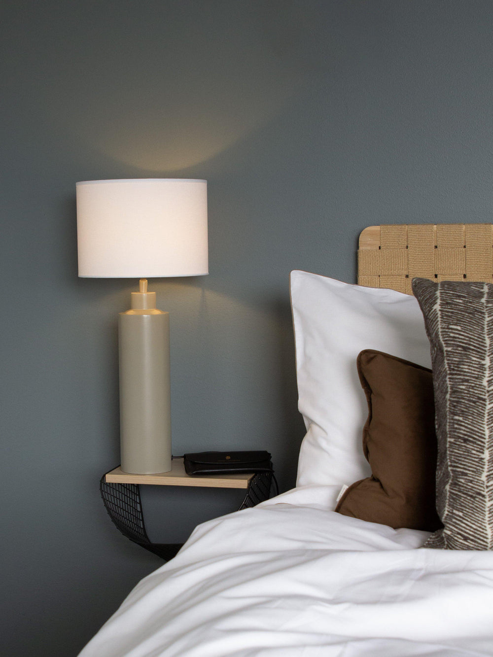 Solo lampfot - Matt beige 44cm - PR Home - Ljusvaruhuset