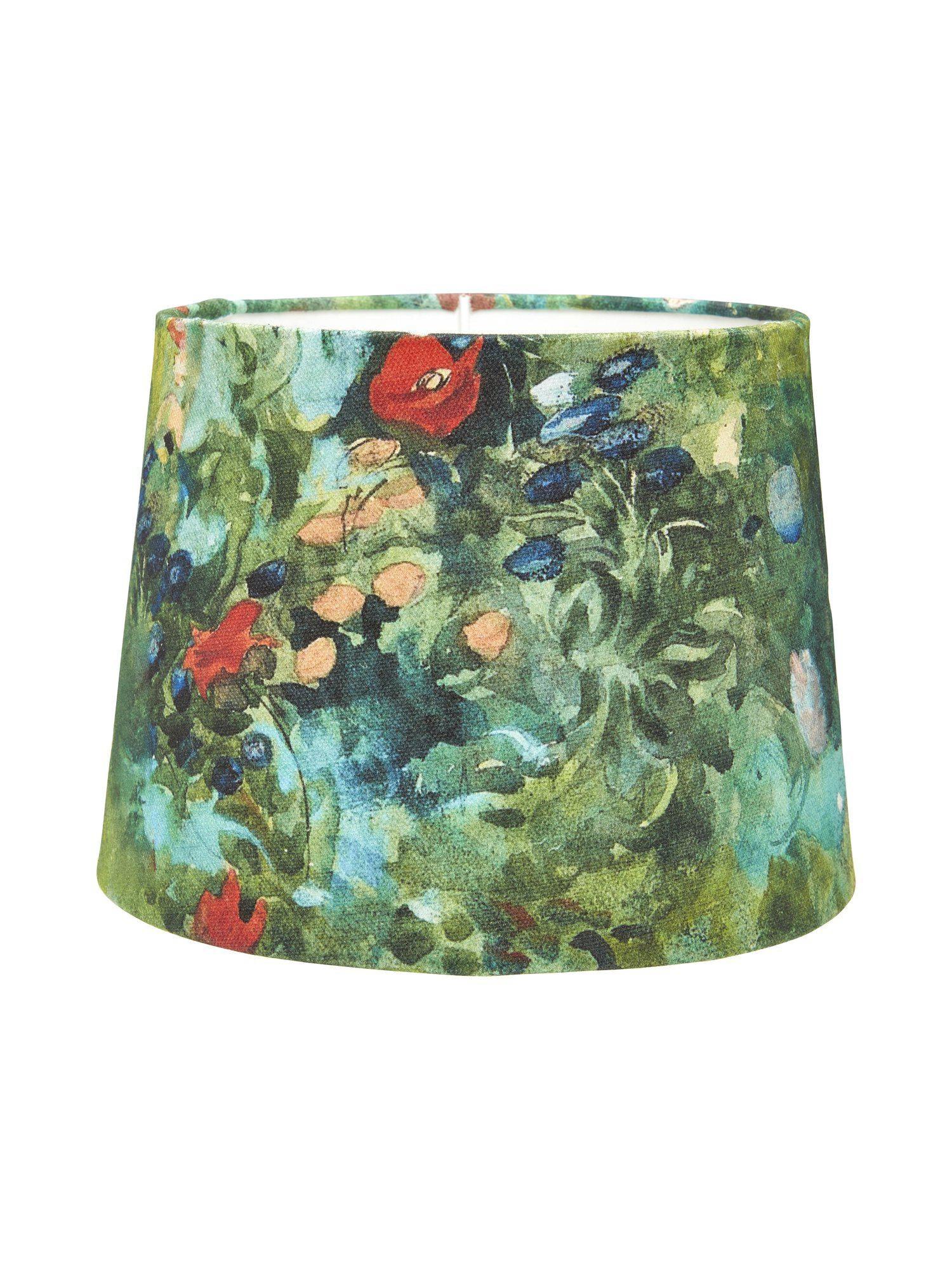 Sofia Lampskärm - Blomster Grön 20cm - Carl Larsson - Ljusvaruhuset