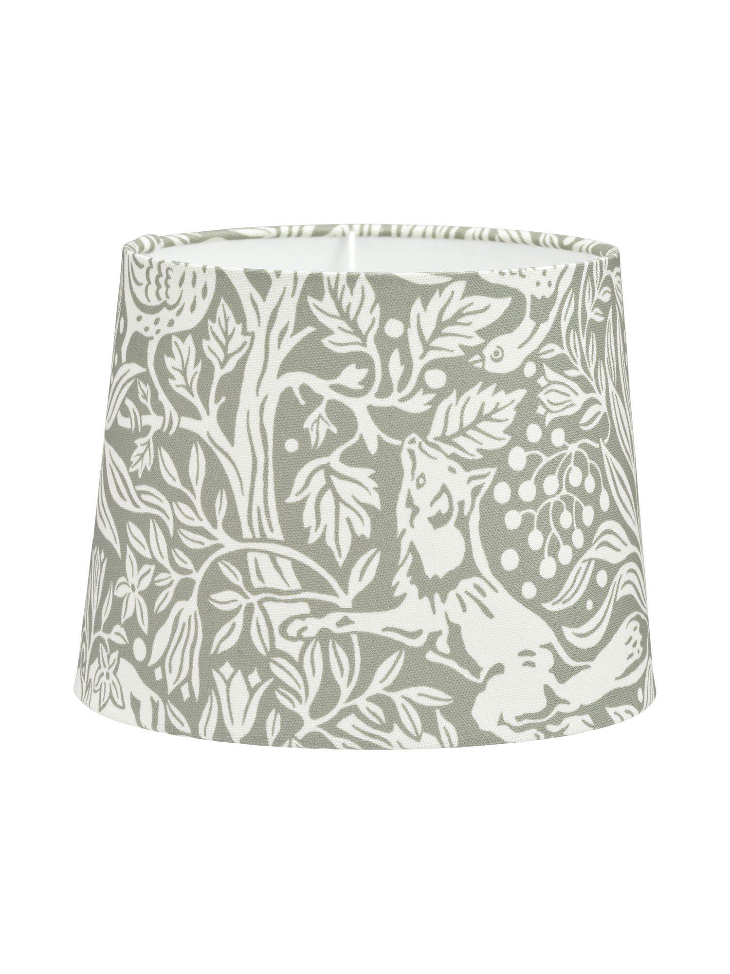 Sofia Lampskärm - Eldertree Grön 20cm - Borås tapeter - Ljusvaruhuset