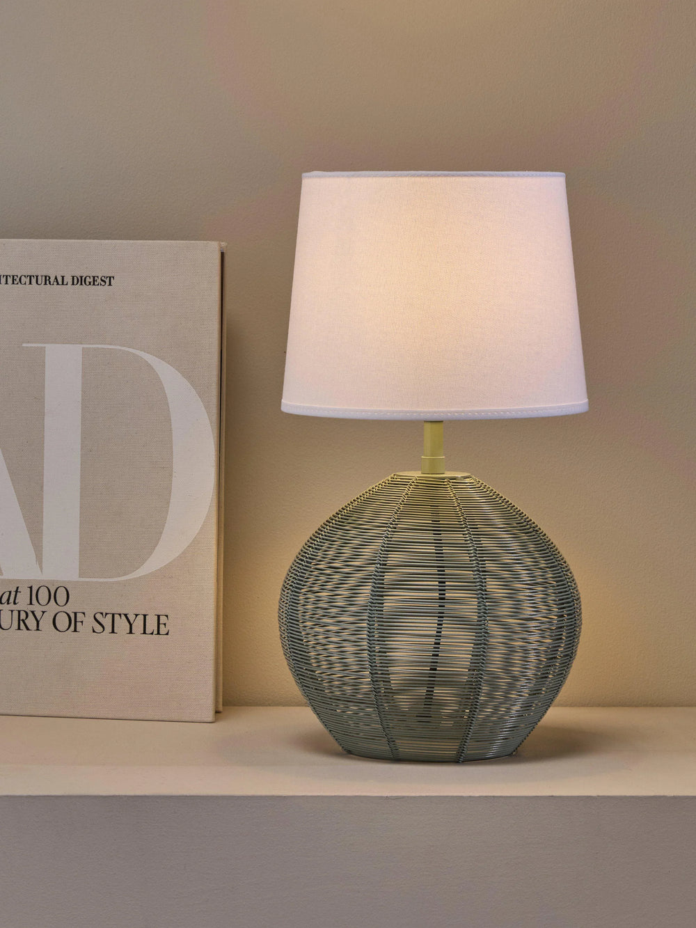 Sofia Lampskärm - Franza Vit 20cm - PR Home - Ljusvaruhuset