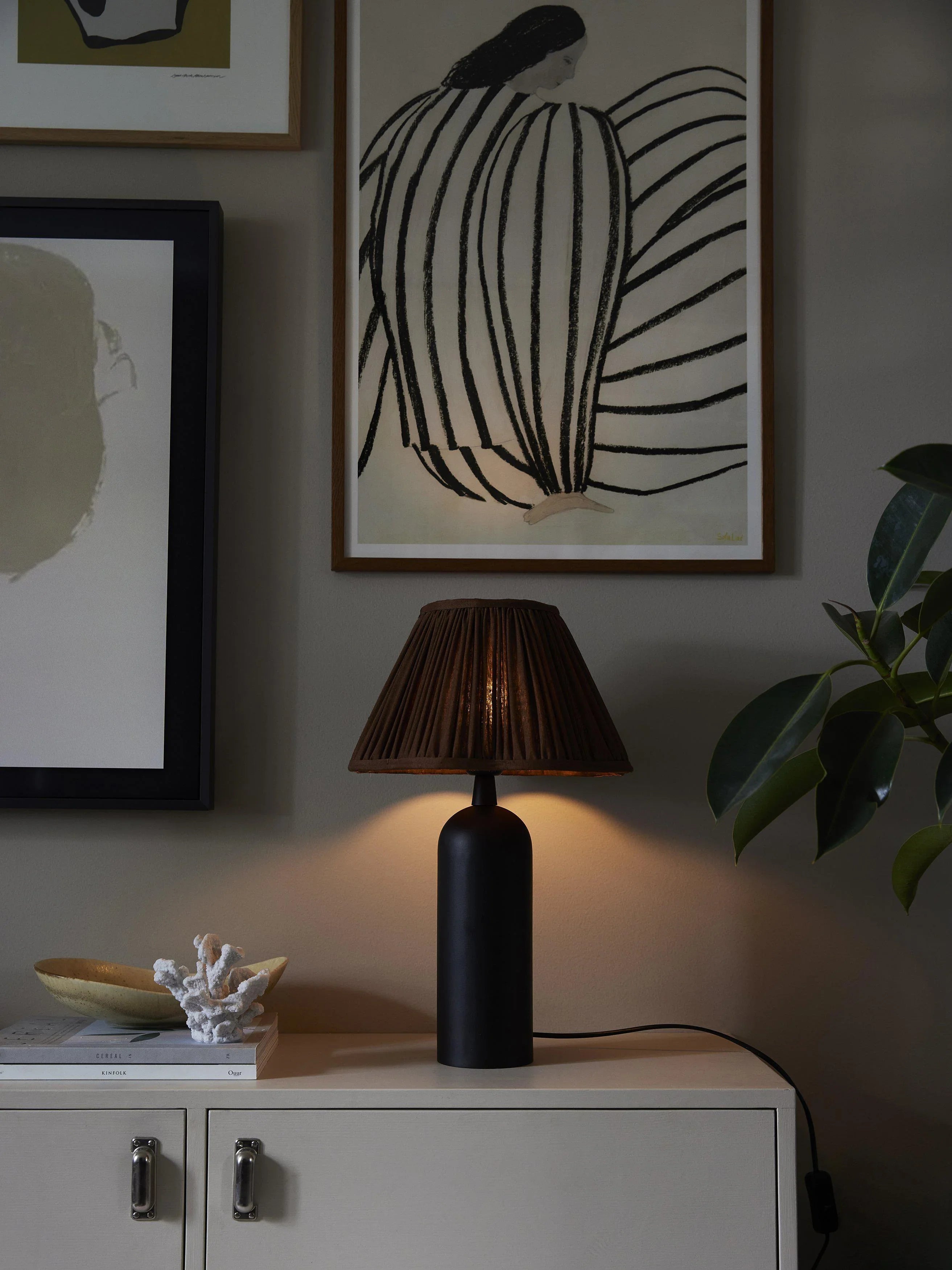 Carter lampfot - Matt svart 35 cm - PR Home - Ljusvaruhuset