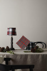 Sofia Lampskärm - Ruta Röd 25cm - PR Home - Ljusvaruhuset