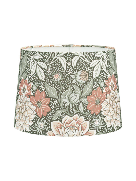 Sofia Lampskärm - Dahlia Grön 25cm - Borås tapeter - Ljusvaruhuset