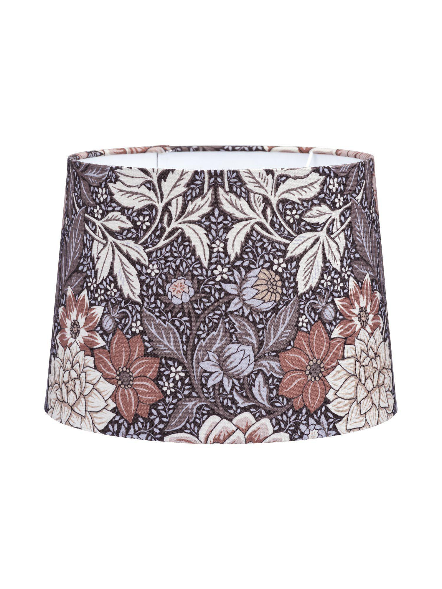 Sofia Lampskärm - Dahlia Brun 25cm - Borås tapeter - Ljusvaruhuset