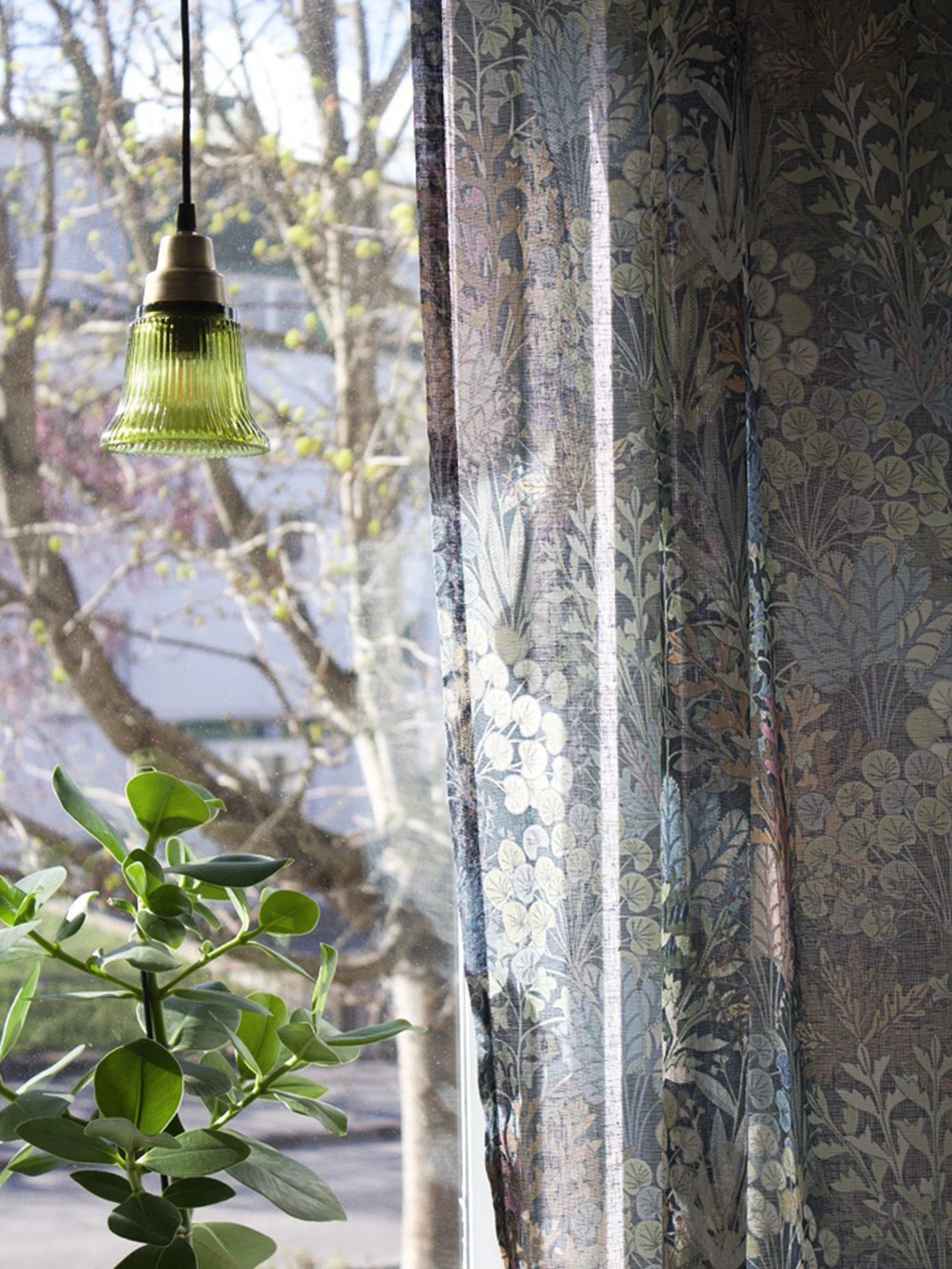 Emmi fönsterlampa - Green/brass 12cm - PR Home - Ljusvaruhuset