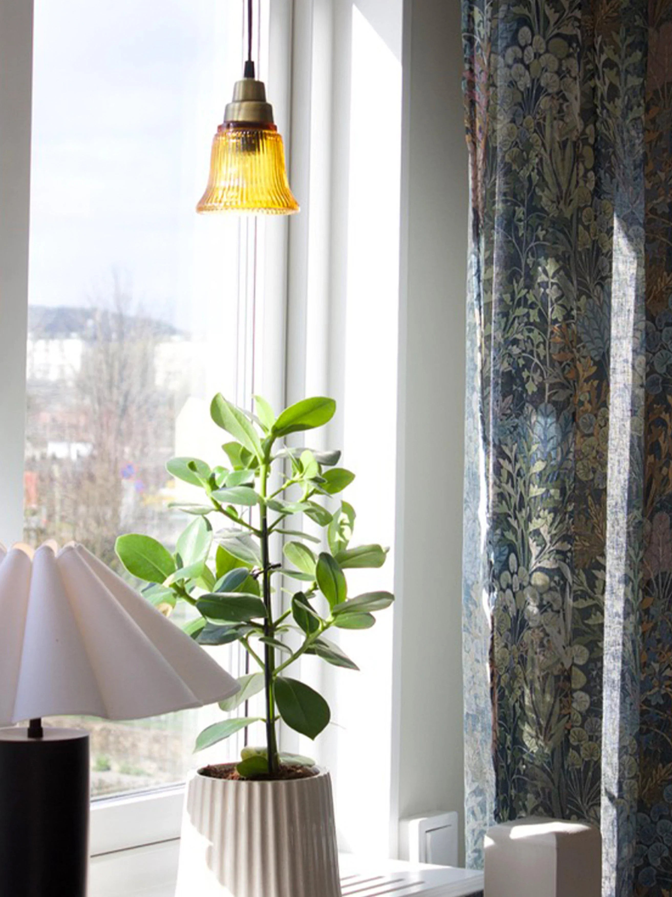 Emmi fönsterlampa - Amber/brass 12cm - PR Home - Ljusvaruhuset