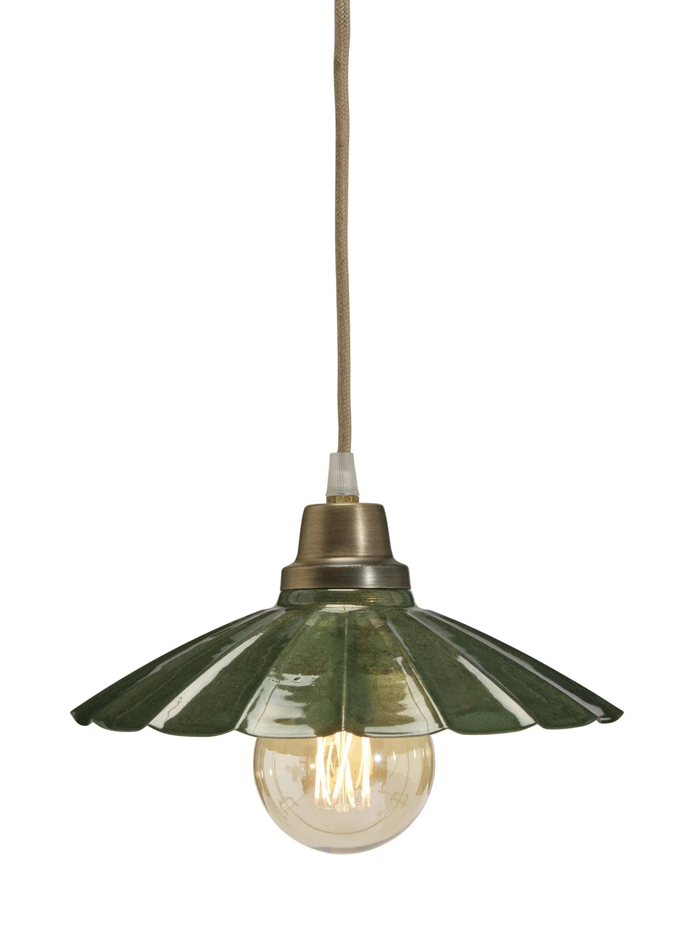 Ester fönsterlampa - Mörkgrön 24cm - PR Home - Ljusvaruhuset
