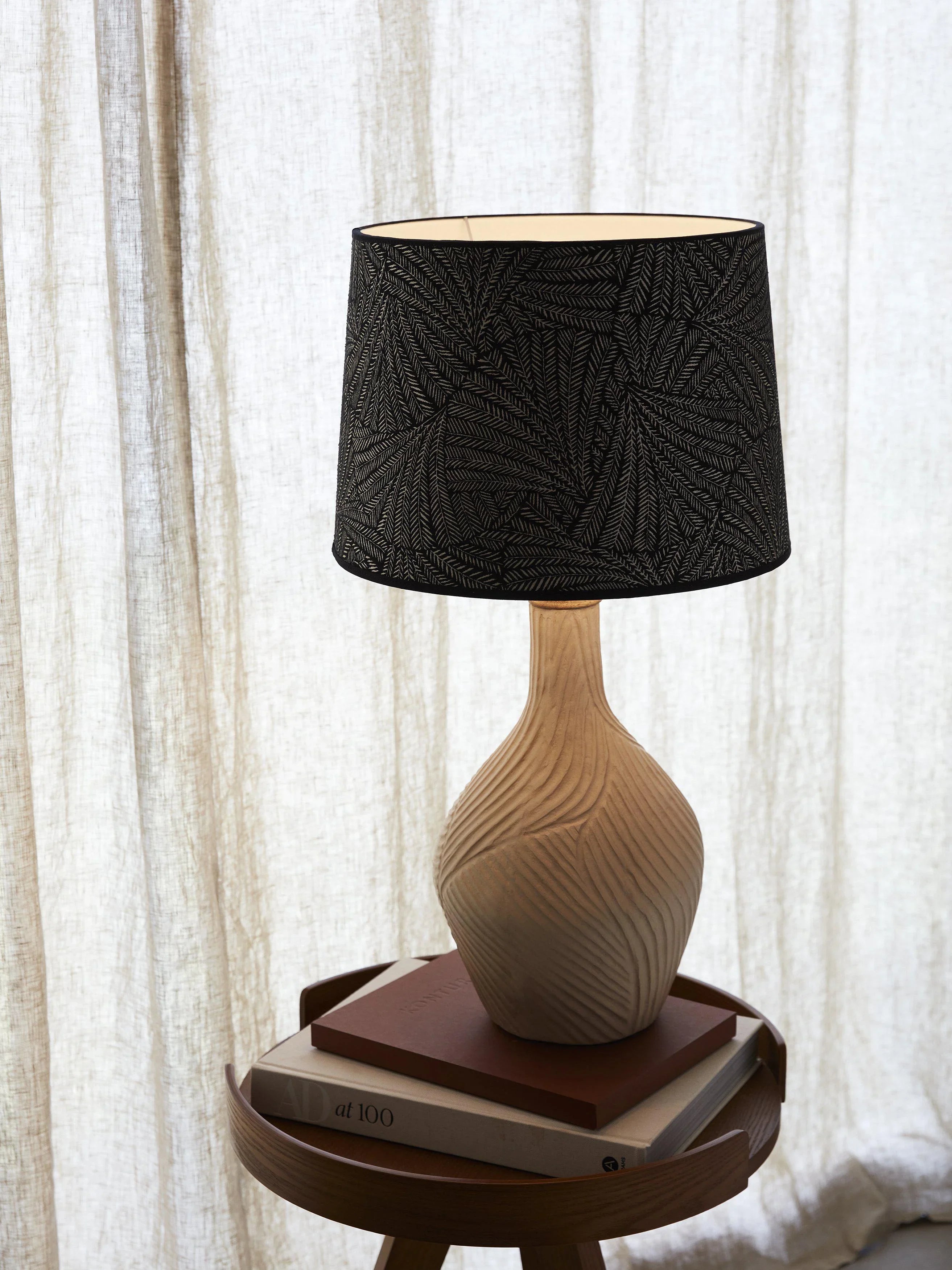 Sofia Lampskärm - Kyoto Svart 35cm - PR Home - Ljusvaruhuset