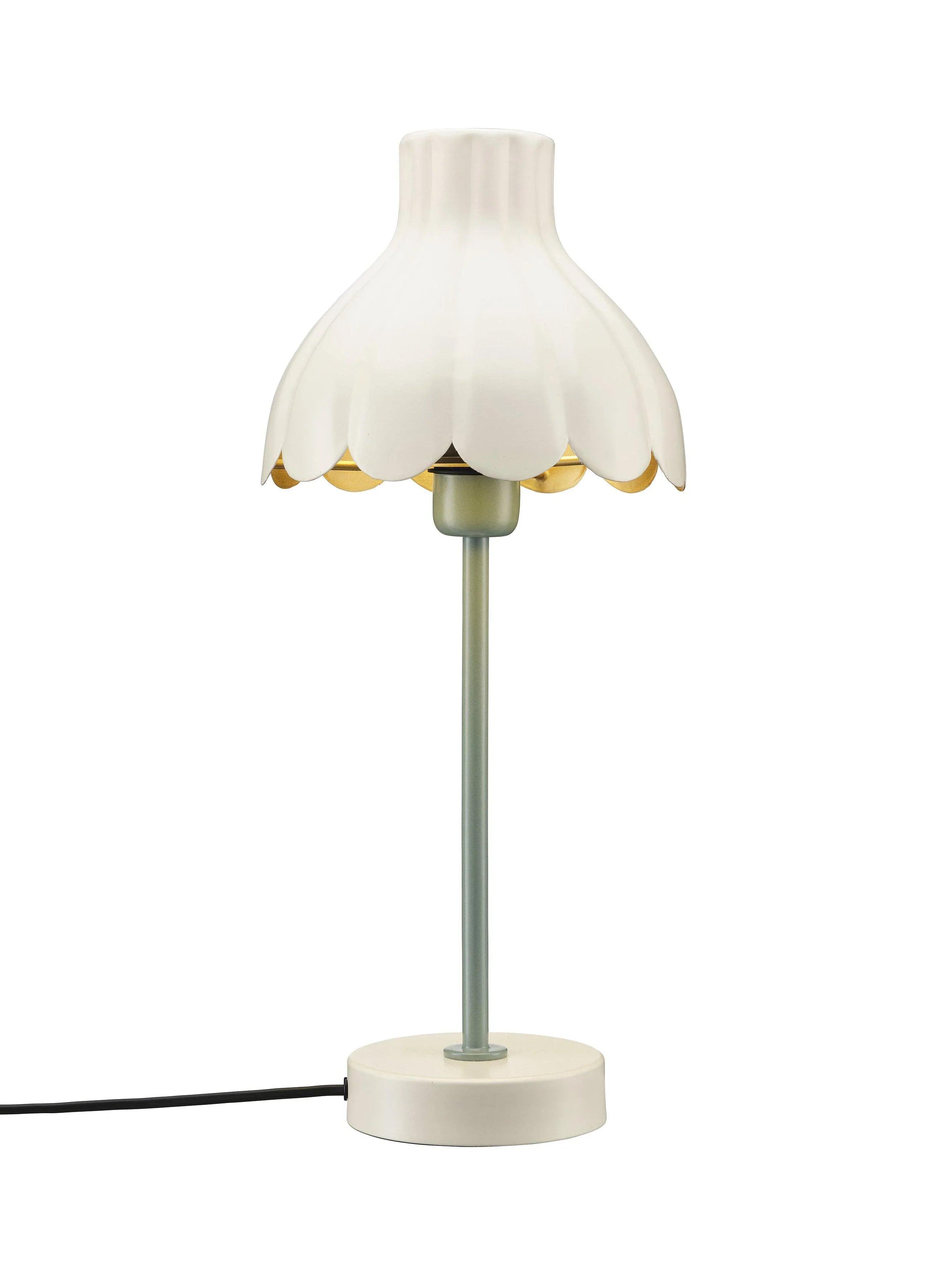 Wera bordslampa - Offwhite/grön 47cm - PR Home - Ljusvaruhuset