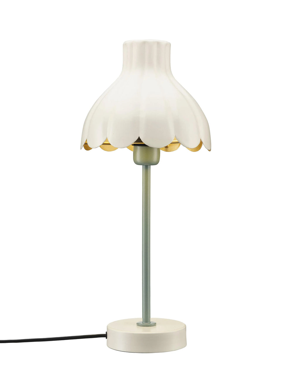 Wera bordslampa - Offwhite/grön 47cm - PR Home - Ljusvaruhuset