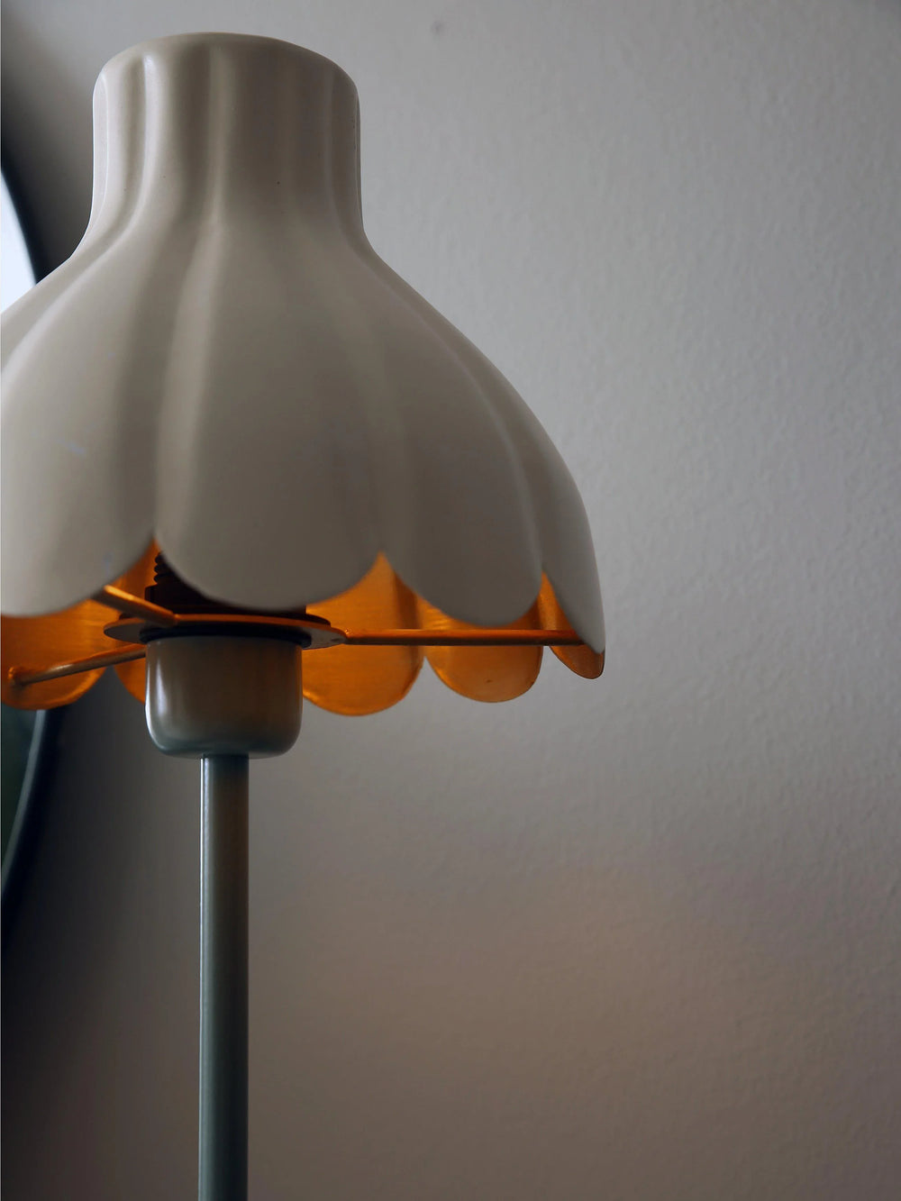 Wera bordslampa - Offwhite/grön 47cm - PR Home - Ljusvaruhuset