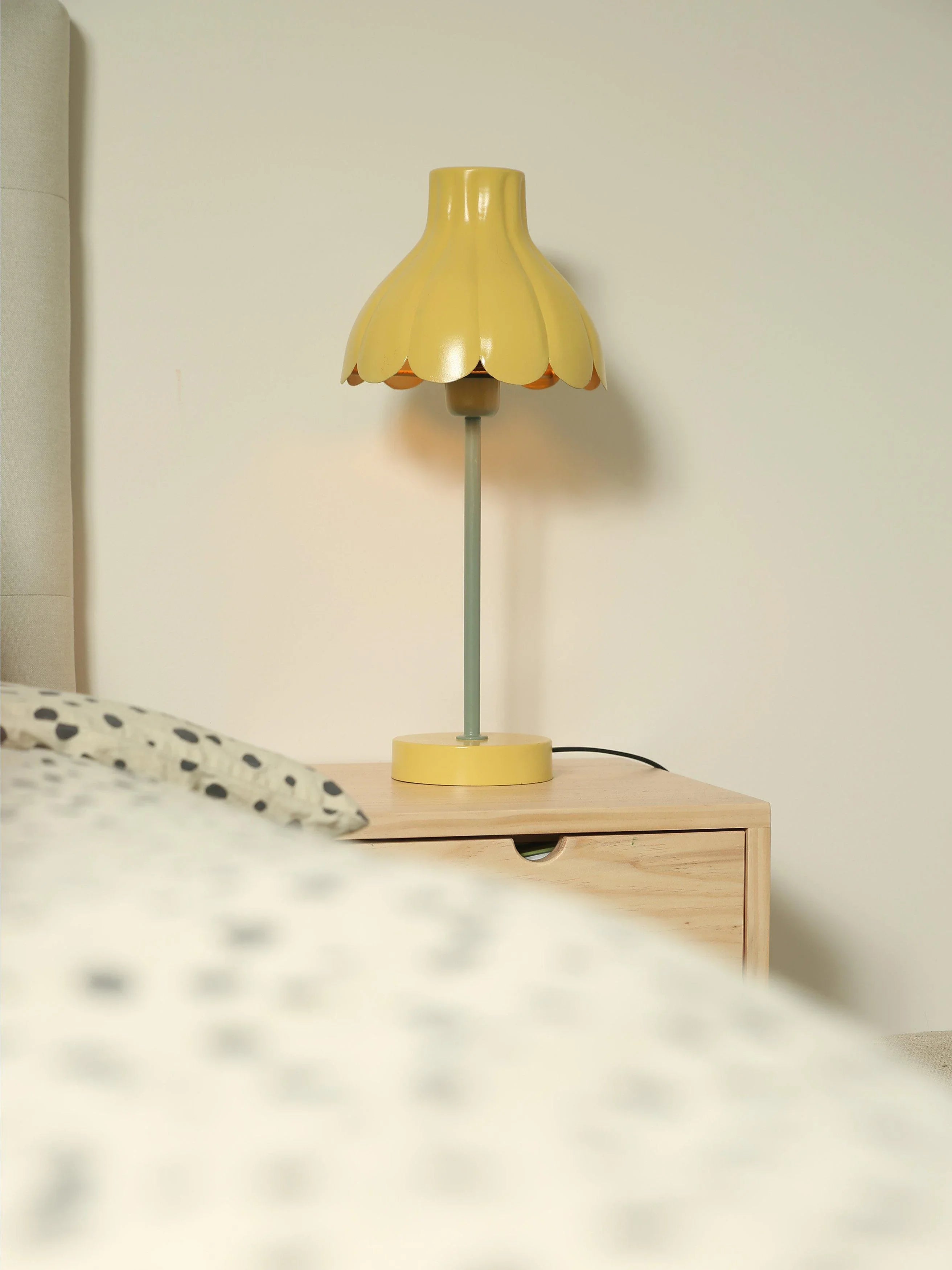 Wera bordslampa - Gul/grön 47cm - PR Home - Ljusvaruhuset
