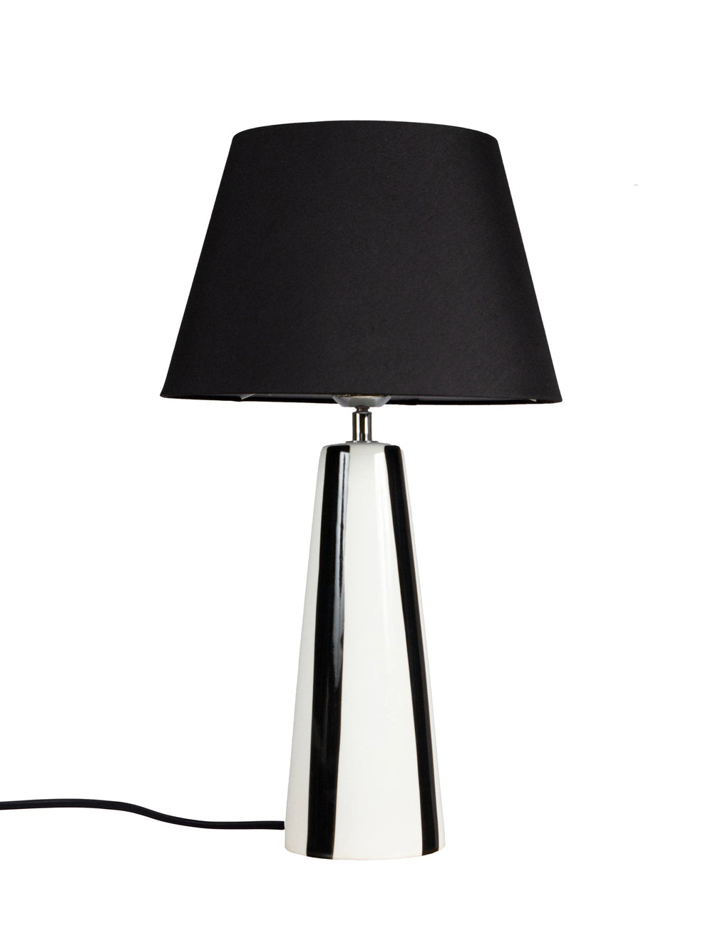 Leya bordslampa - Svart/vit 54cm - PR Home - Ljusvaruhuset