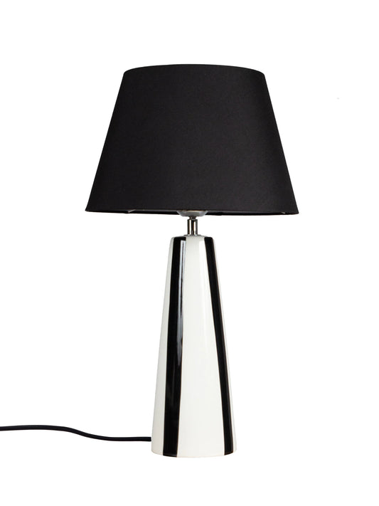 Leya bordslampa - Svart/vit 54cm - PR Home - Ljusvaruhuset