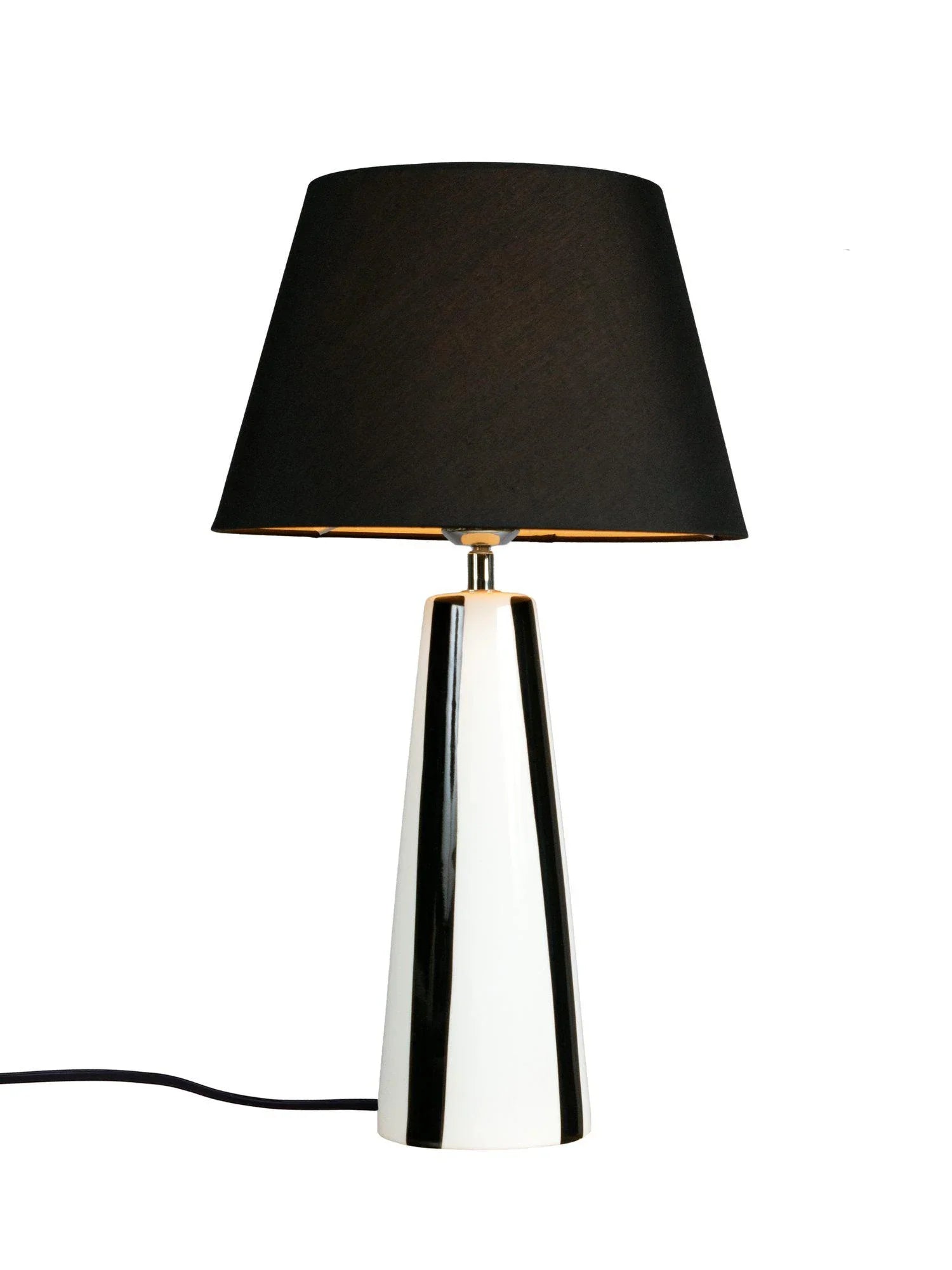 Leya bordslampa - Svart/vit 54cm - PR Home - Ljusvaruhuset