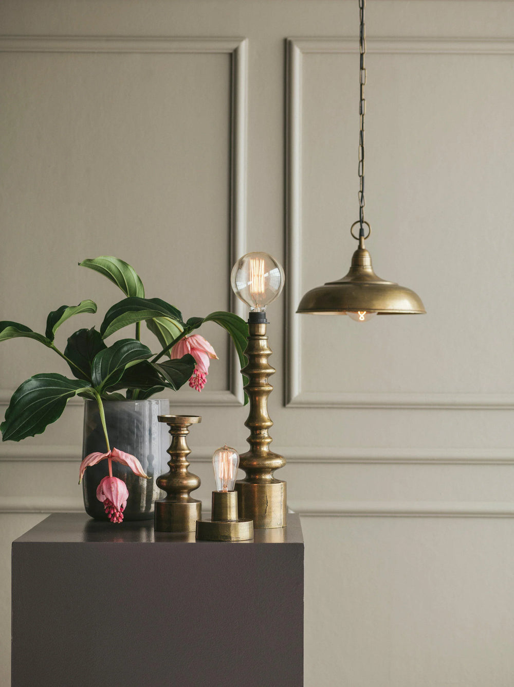 Philadelphia Taklamp - Råmässing 35cm - PR Home - Ljusvaruhuset