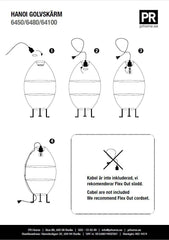 Hanoi Golvskärm - Natur 80cm - PR Home - Ljusvaruhuset