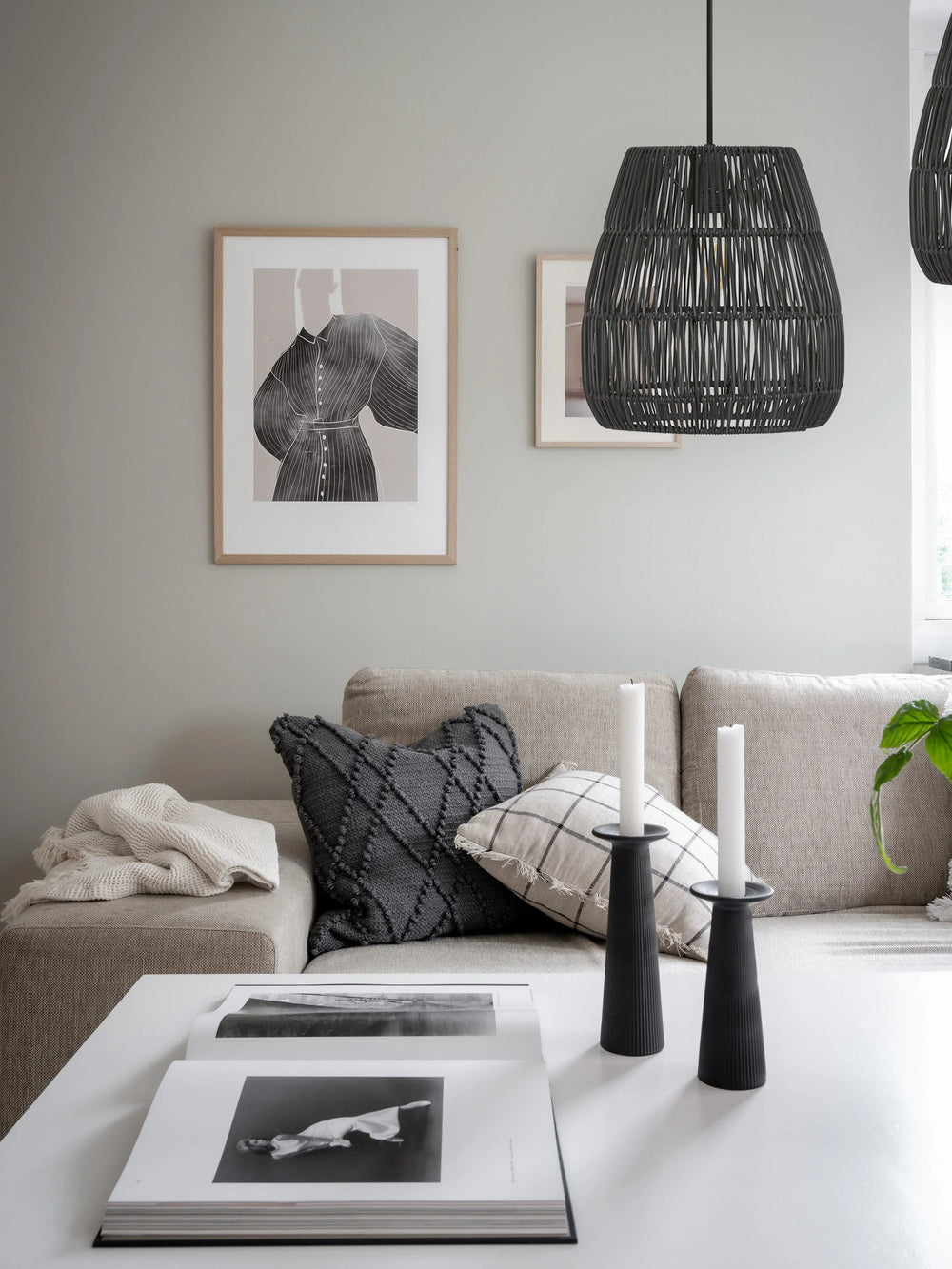 Saigon Taklampa - Svart 38cm - PR Home - Ljusvaruhuset