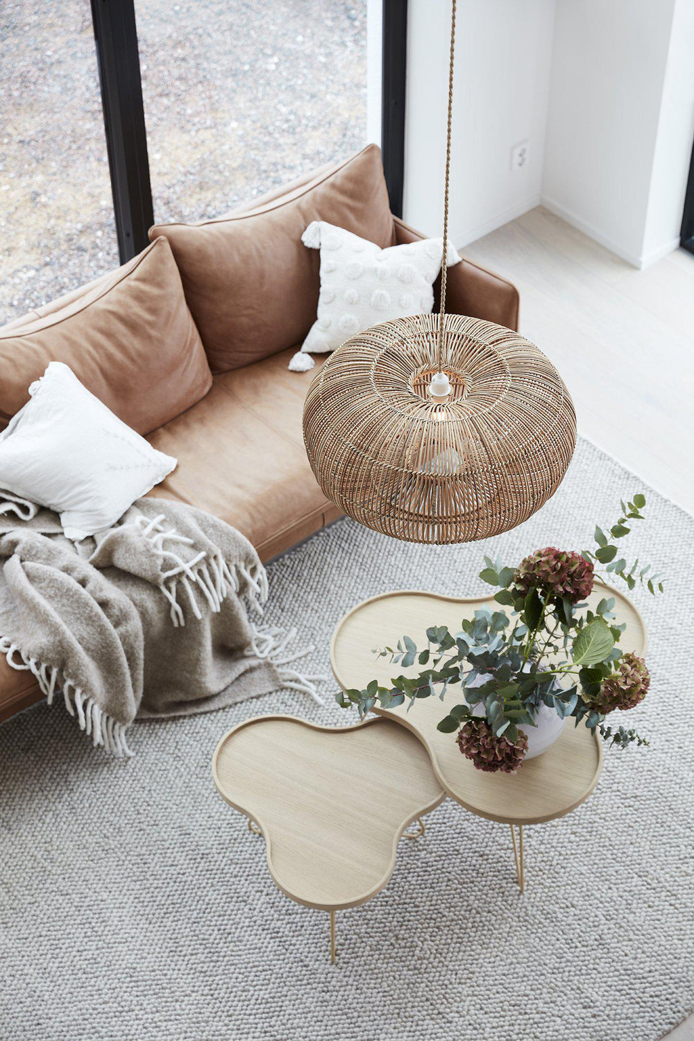 Zuri Taklampa - Natur 61cm - PR Home - Ljusvaruhuset