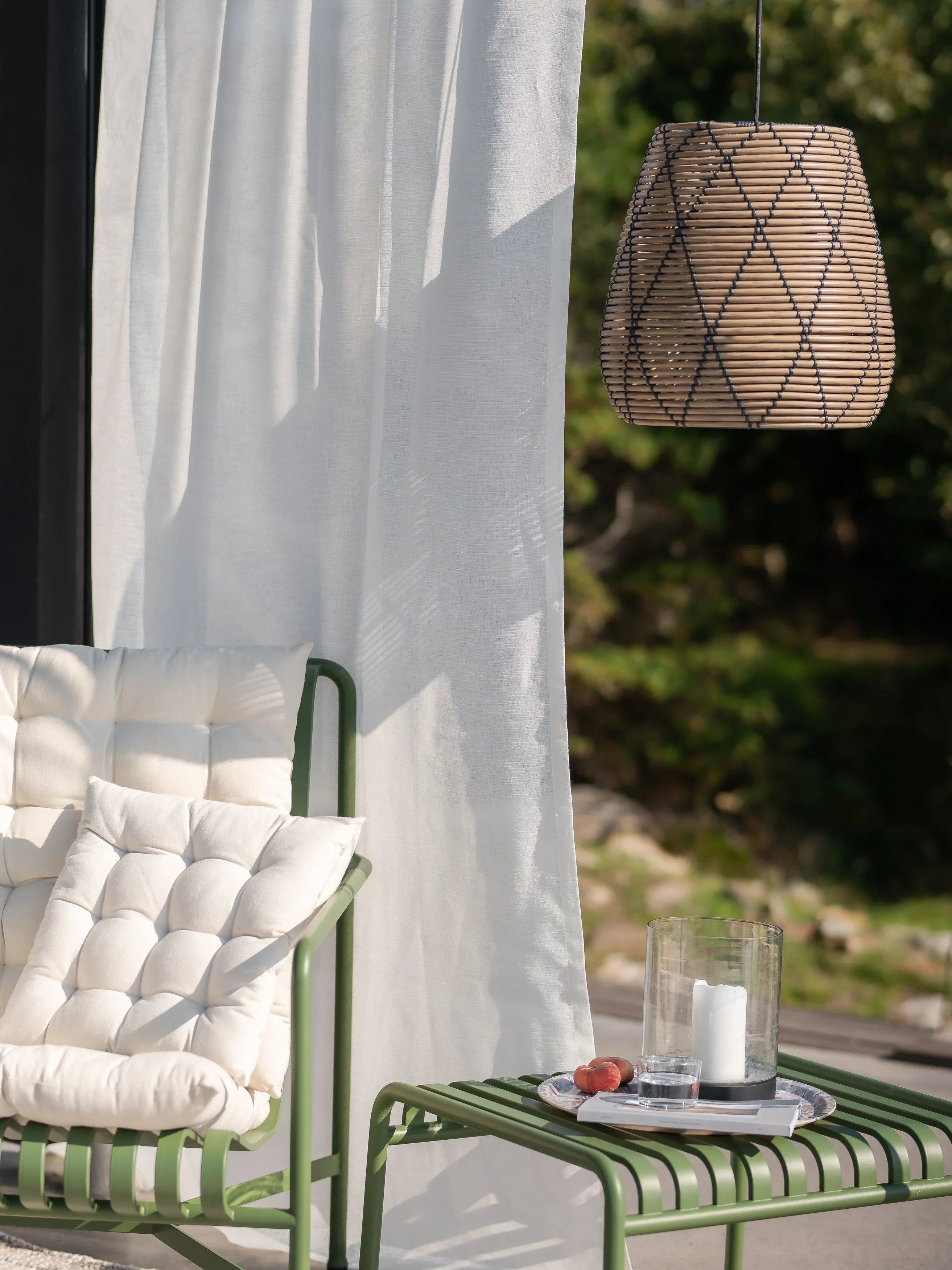 Lollo Taklampa - Natur/svart 38cm - PR Home - Ljusvaruhuset