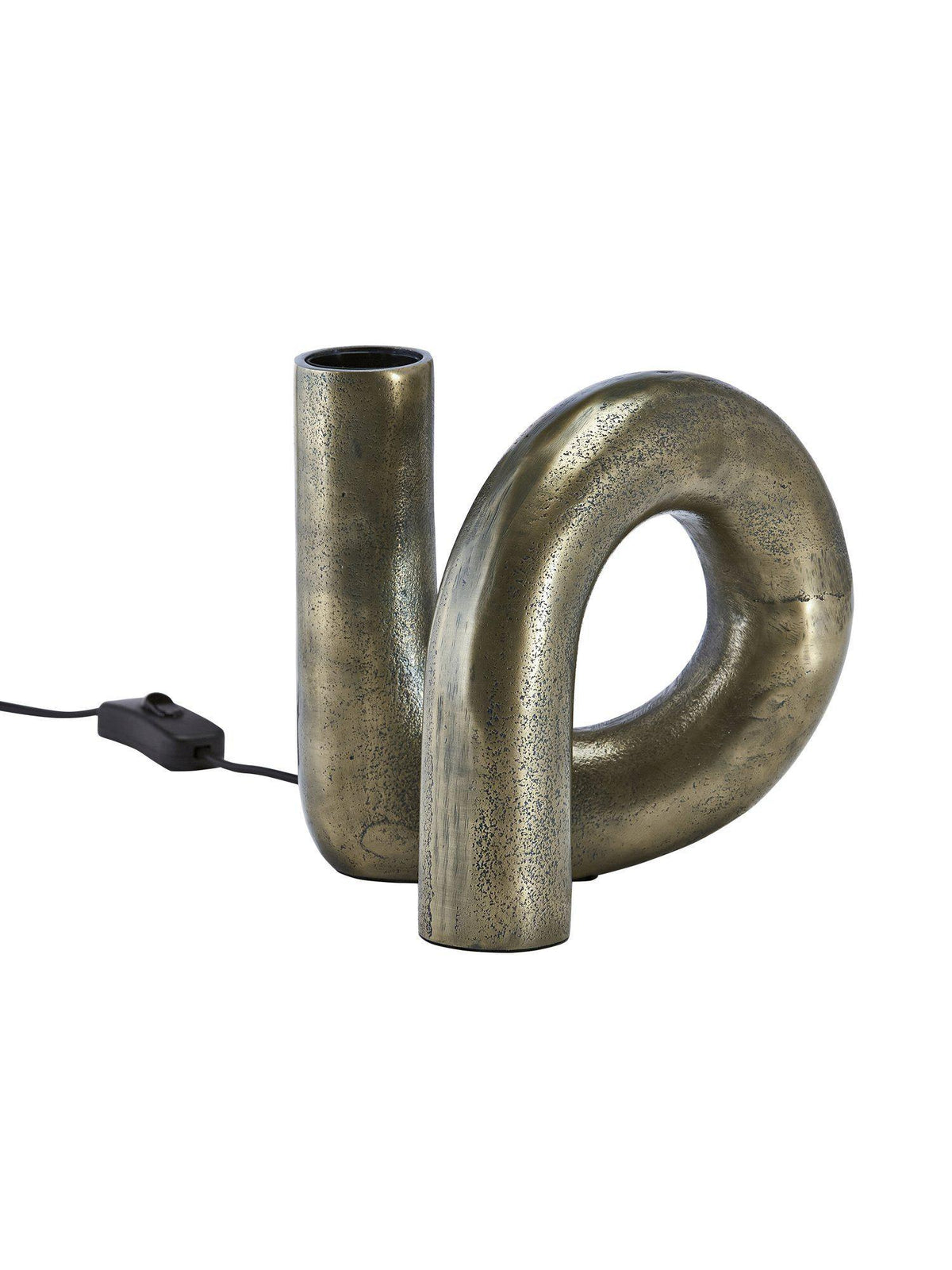 Notice Swirl lampfot - Råmässing 18cm - PR Home - Ljusvaruhuset