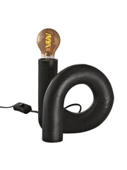 Notice Swirl lampfot - Råsvart 18cm - PR Home - Ljusvaruhuset