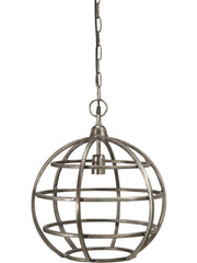 Bristol Taklampa - Råsilver 41cm - PR Home - Ljusvaruhuset